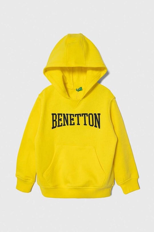 

United Colors of Benetton Детская хлопковая толстовка, желтый