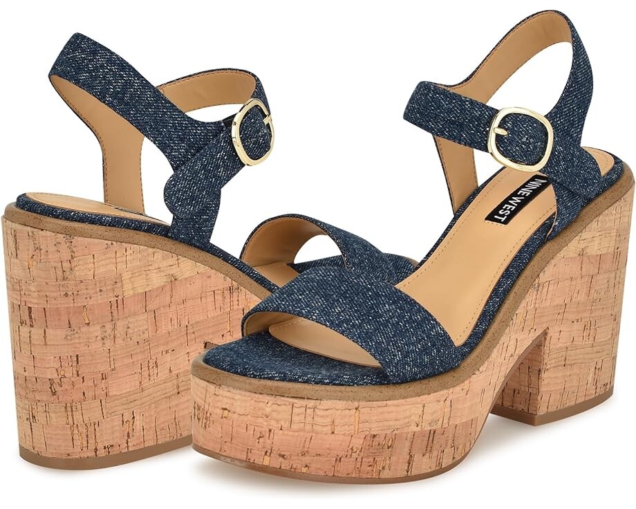 Туфли Nine West Amye, цвет Blue Denim туфли nine west griselda цвет dark blue denim