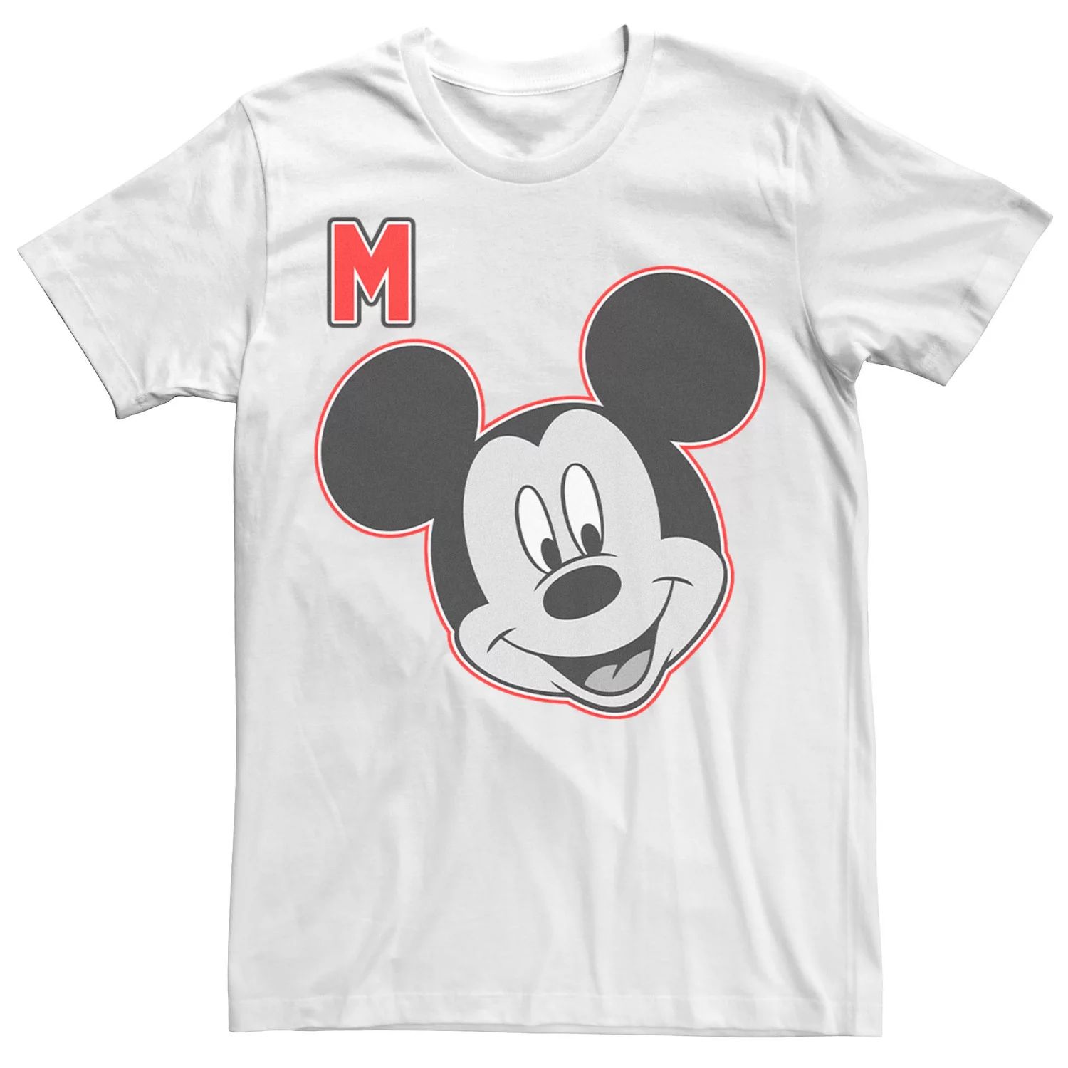 Мужская университетская футболка с надписью «Микки Маус» Disney