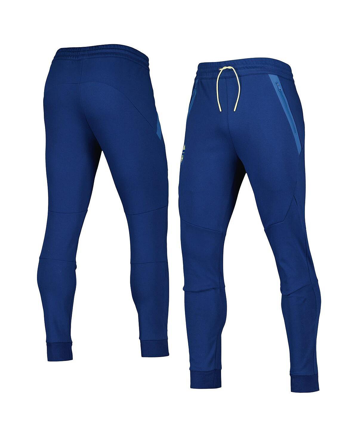 Мужские темно-синие дорожные брюки Seattle Sounders FC 2023 Player Club adidas