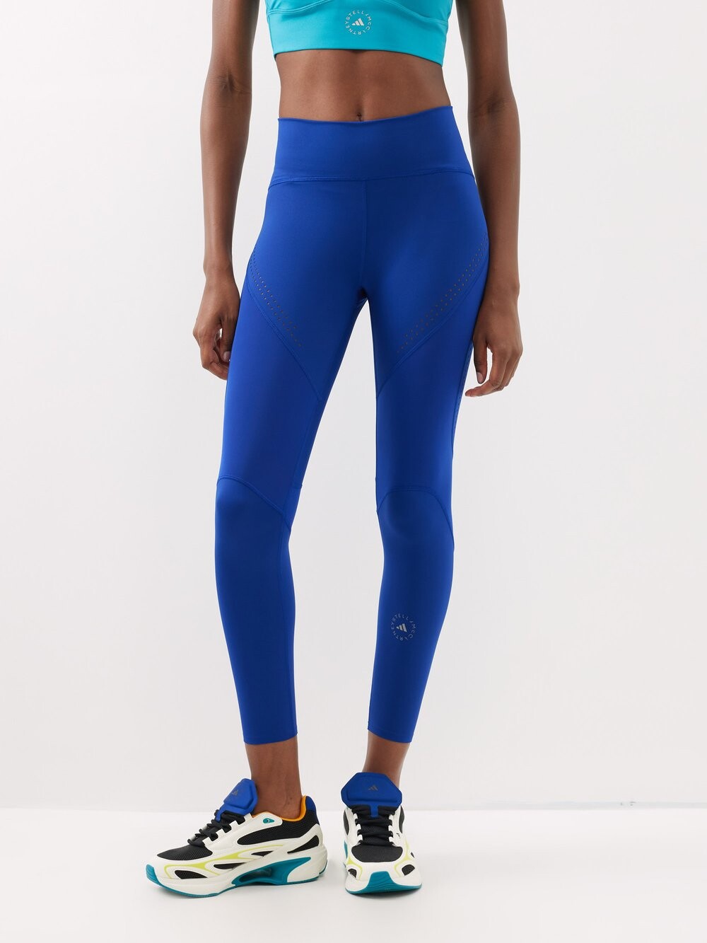 

Леггинсы truepurpose optime Adidas By Stella McCartney, синий