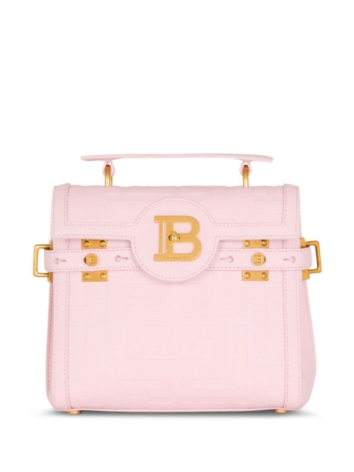 

Balmain кожаная сумка-тоут B-Buzz 23, розовый