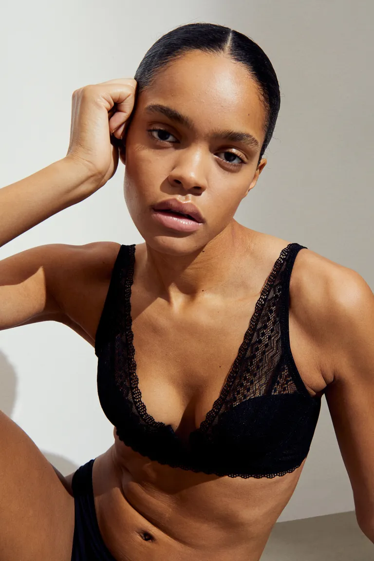 

Набор из 3-х бразильских стрингов H&M, белый