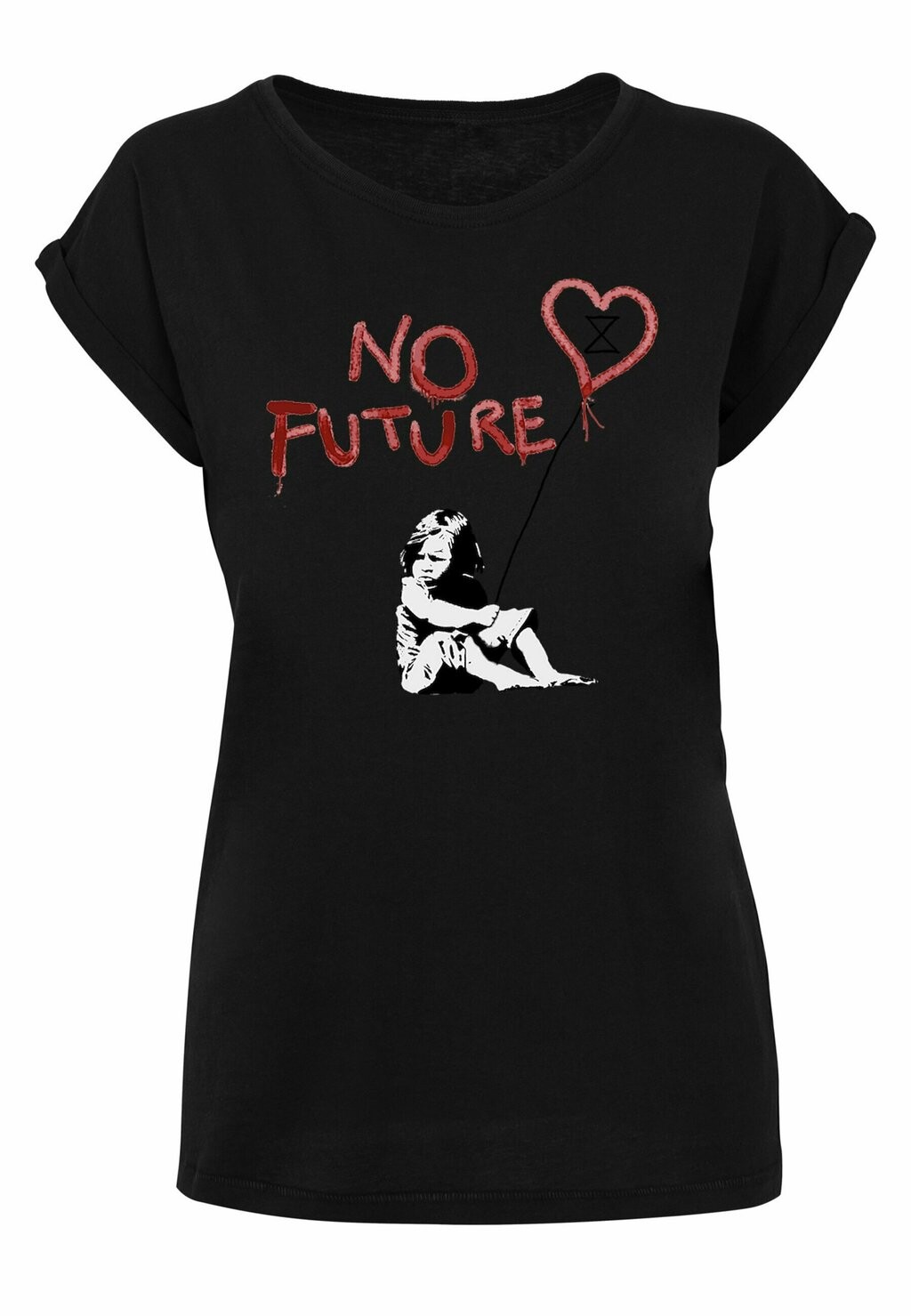 

Футболка с принтом NO FUTURE Merchcode, цвет black