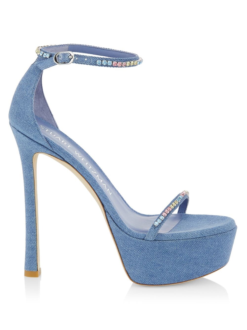 

Винтажные джинсовые сандалии на платформе Hollywood Glam Stuart Weitzman