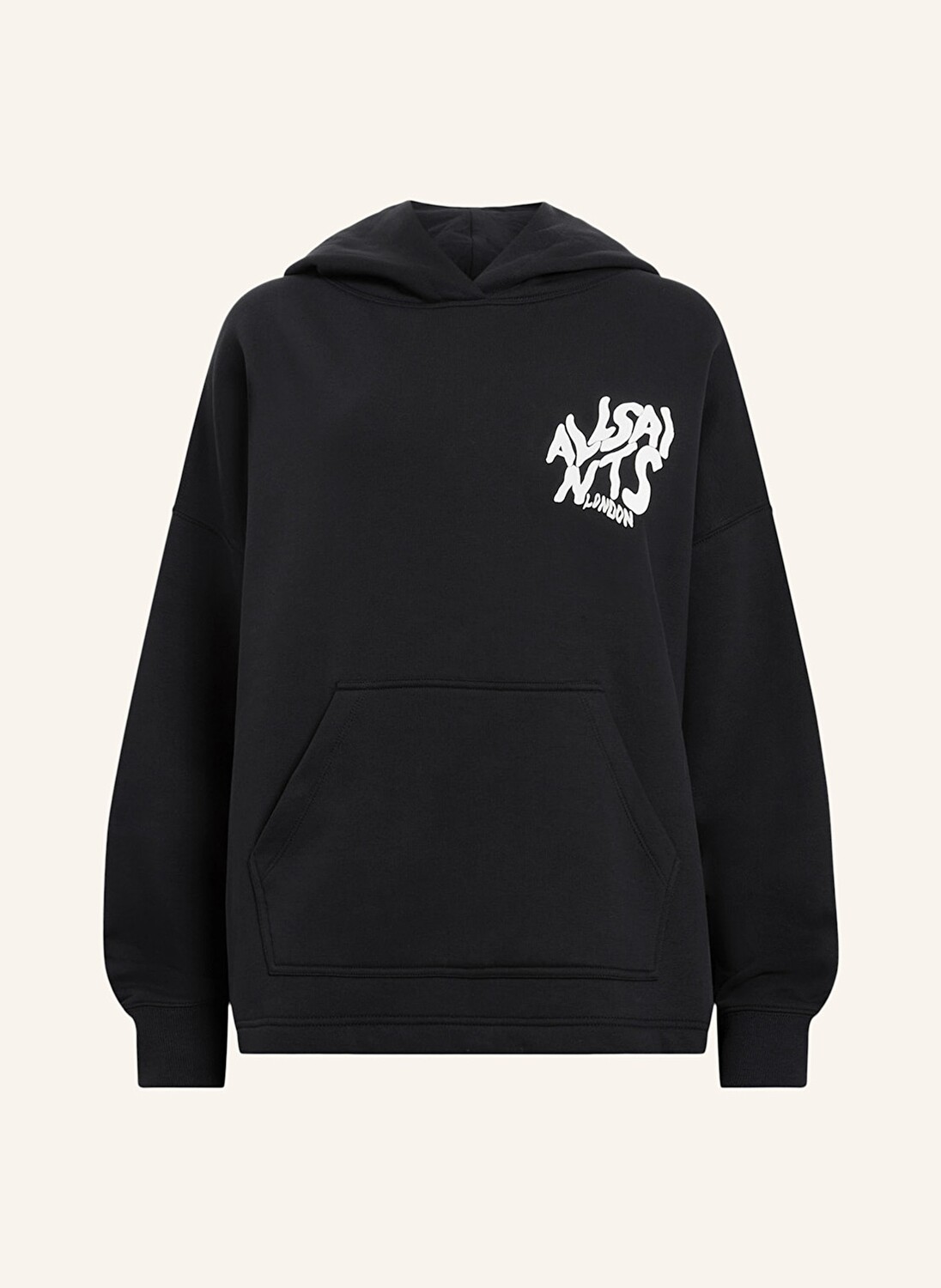 

Толстовка орландо ALLSAINTS, черный/белый