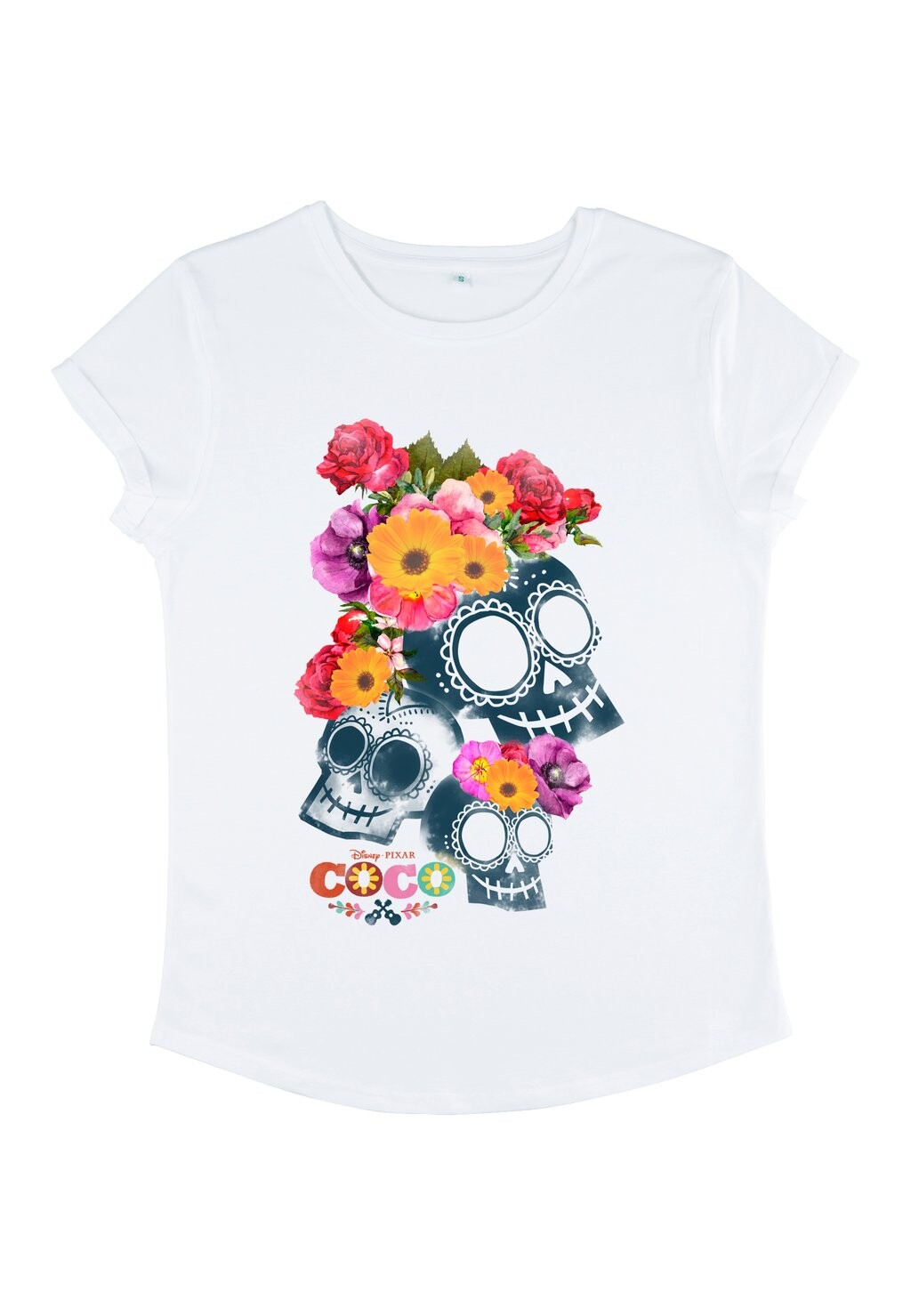 

Футболка с принтом COCO CALAVERAS Henry Tiger, белый