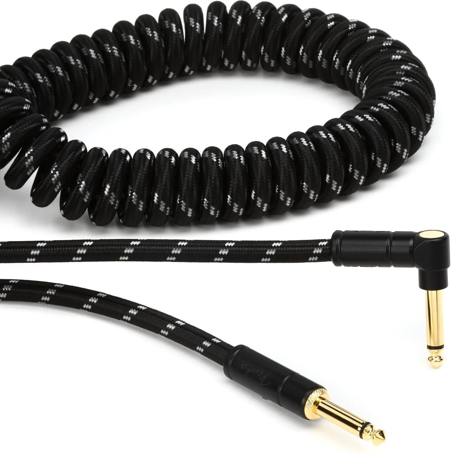 

Гитарный кабель Fender 0990823060 Deluxe Series Coil — прямой вправо — 30 футов, черный