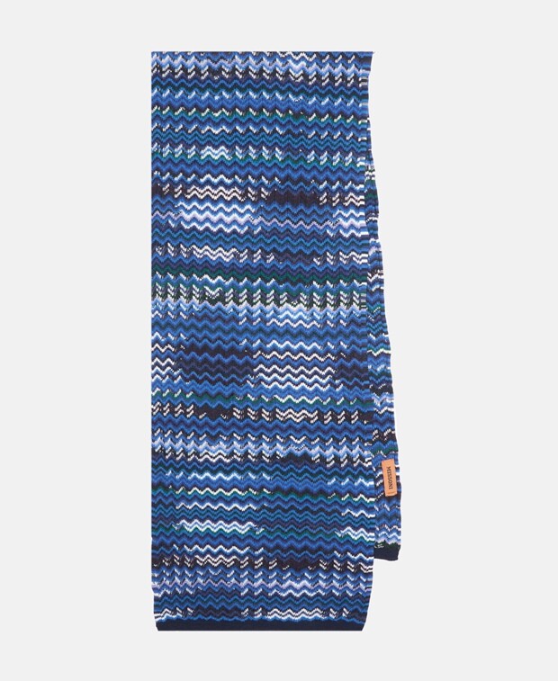 

Шерстяной шарф Missoni, синий