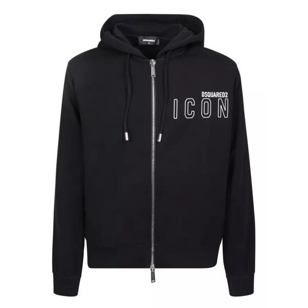 

Футболка black zipped hoodie neutrals Dsquared2, бежевый