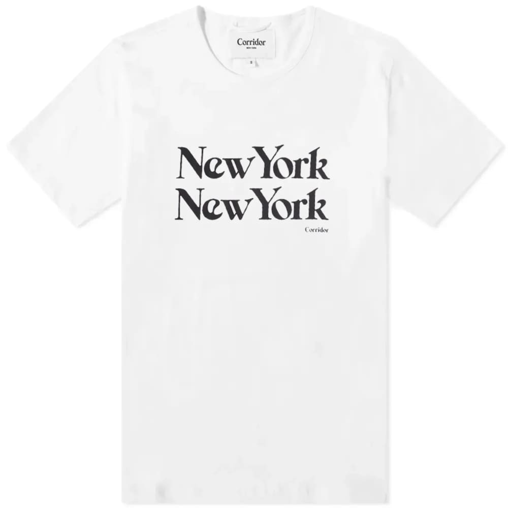 Футболка Corridor Нью-Йорк Нью-Йорк, белый татьяна богатырева любой каприз за вашу душу нью йорк