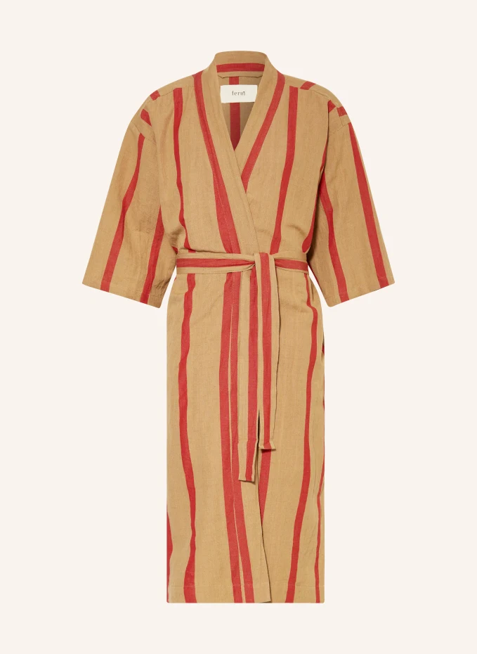 

Халат field robe с бельем Ferm Living, красный
