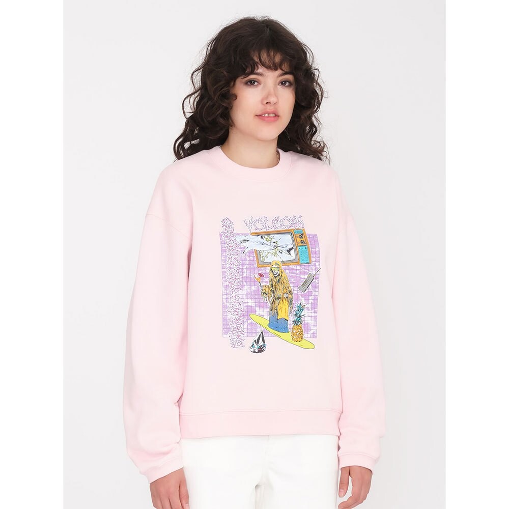 

Толстовка Volcom French Surf, розовый