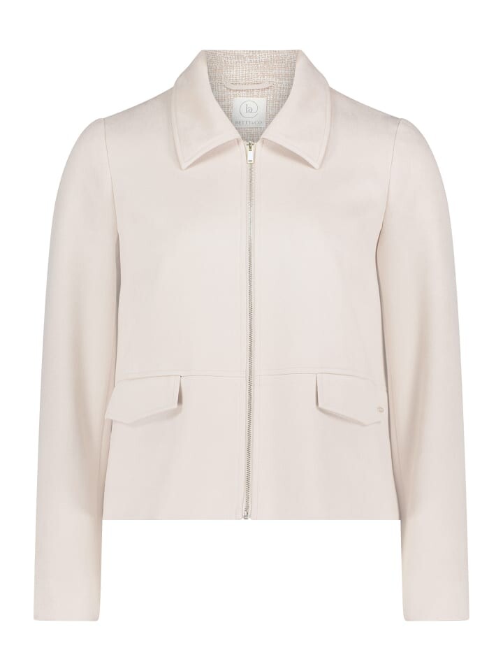

Блейзер BETTY & CO Kunstfell Jacke langarm, серый