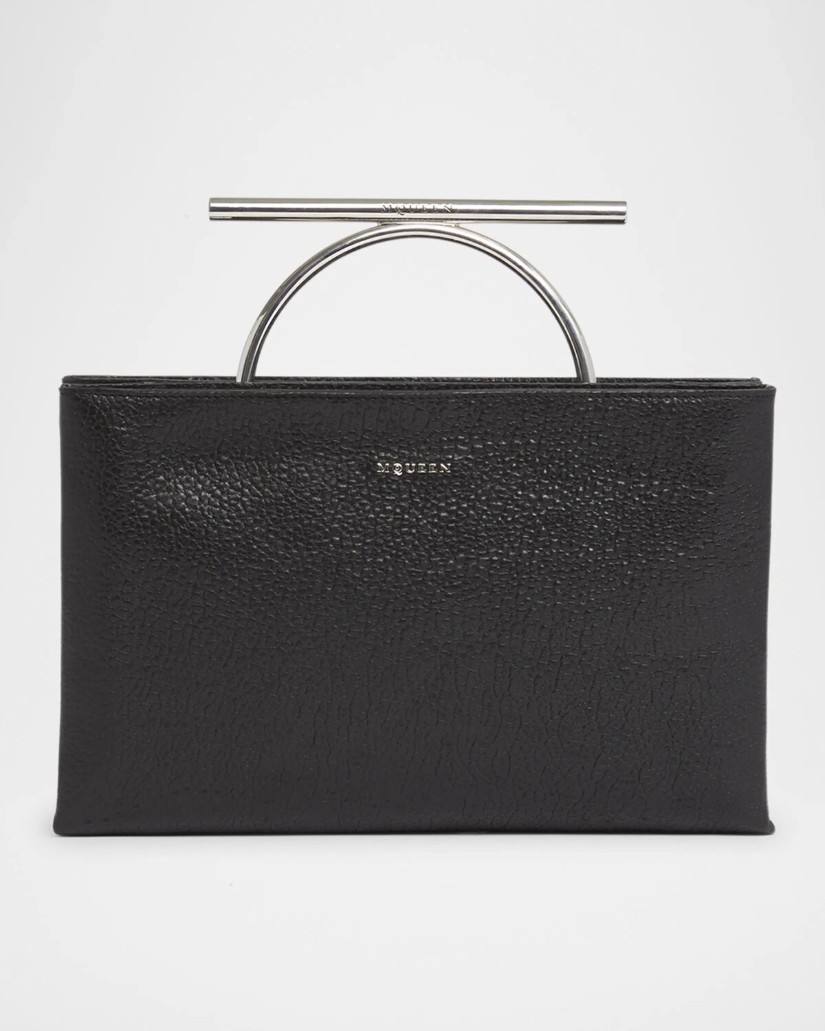 

Клатч T-Bar Clutch Alexander Mcqueen, цвет Black Silver