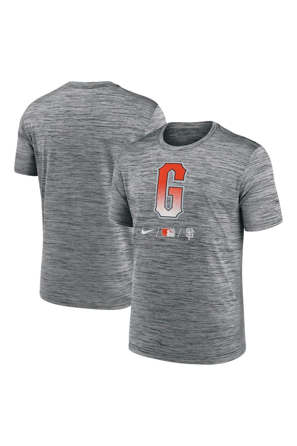 

Футболка Nike Fanatics San Francisco Giants Velocitya Nike, серый