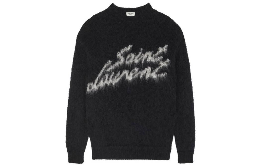 

Свитер мужской Saint Laurent, чёрный, Черный