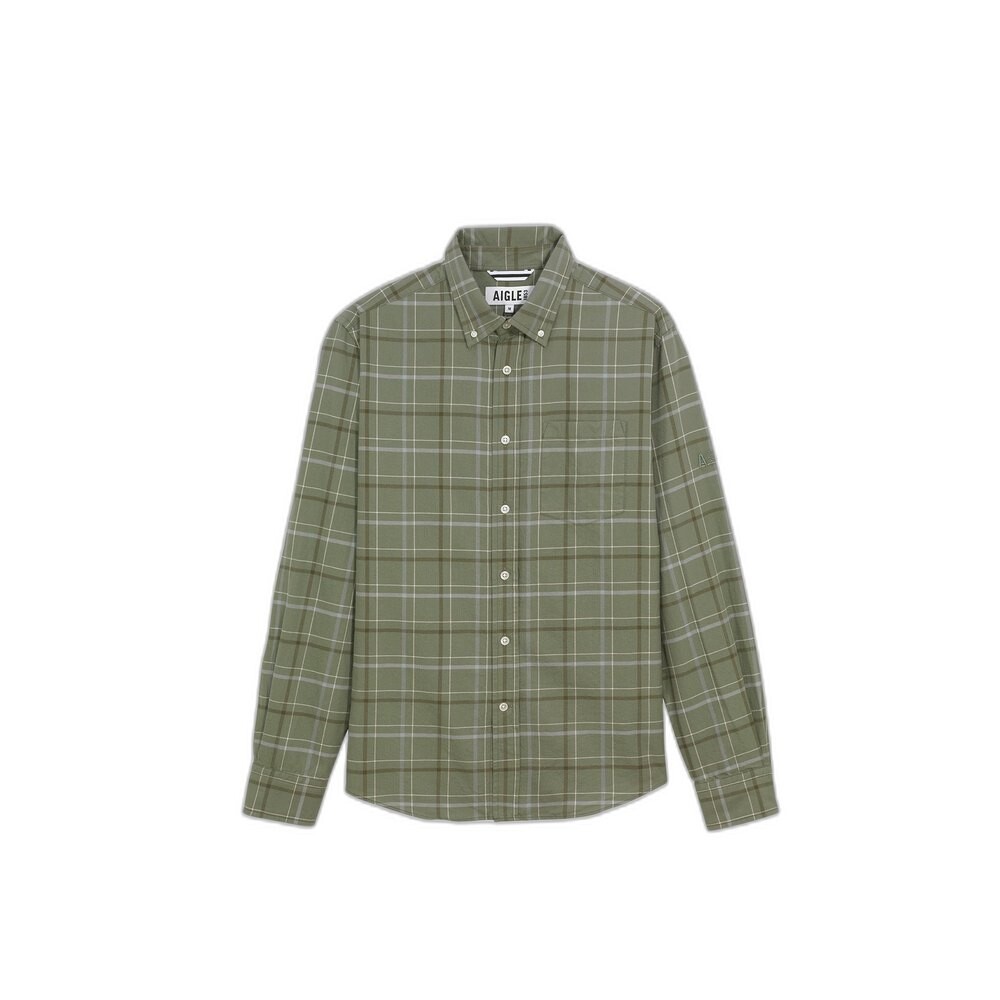 

Рубашка с длинным рукавом Aigle Oxford, зеленый