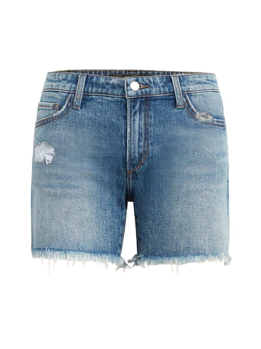 

5-дюймовые рваные джинсовые шорты со средней посадкой Joe's Jeans