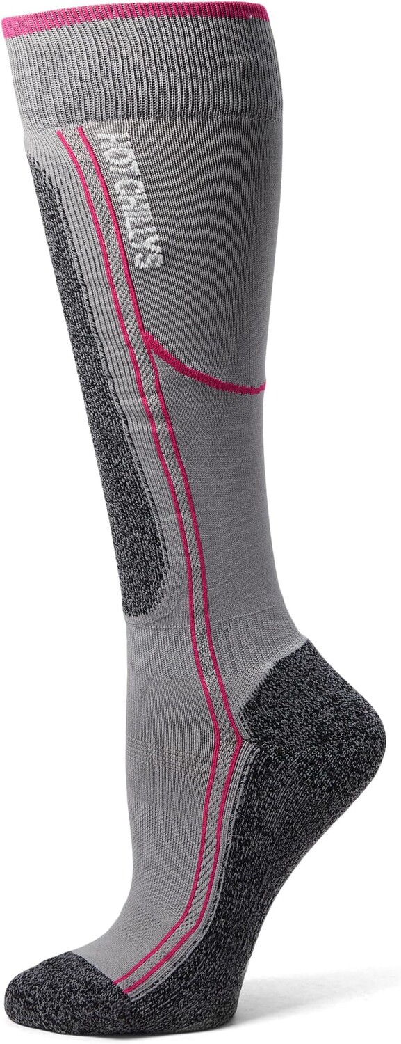 

Носки небольшого объема Elite Heat Hot Chillys, цвет Fuchsia/Grey