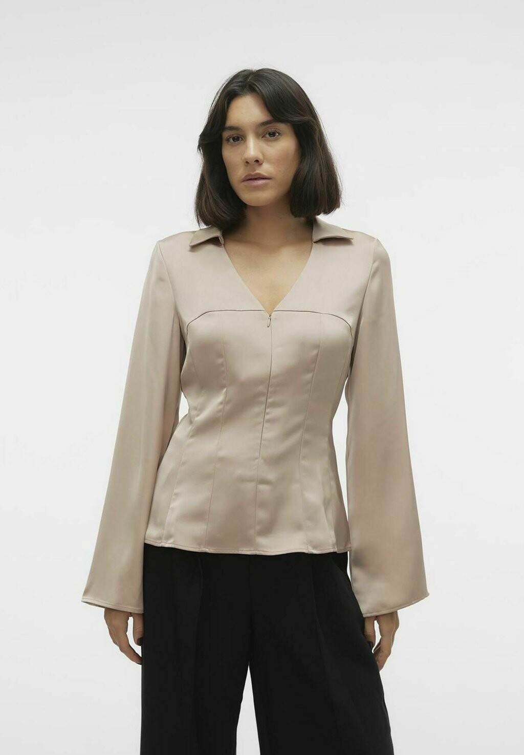 

Блузка Vmsif Vero Moda, цвет pumice stone