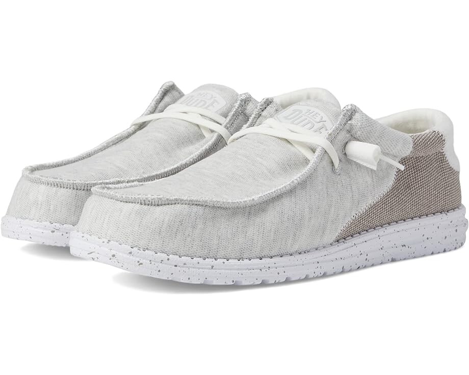 

Кроссовки Hey Dude Wally Stitch Slip-On Casual Shoes, цвет Optic White