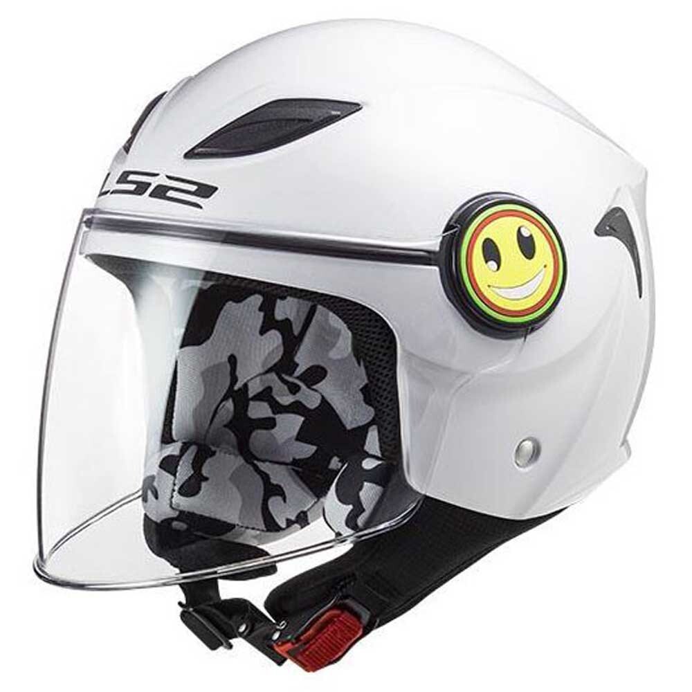 

Открытый шлем LS2 OF602 Funny Solid Junior, белый