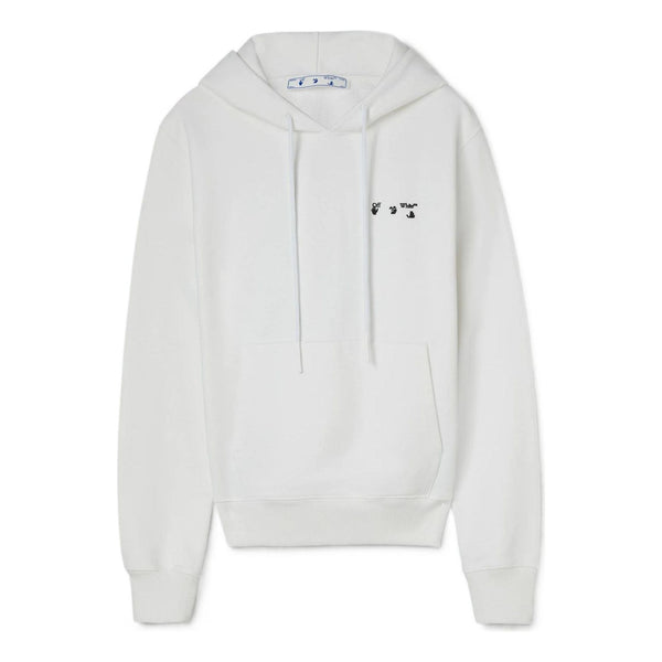 Толстовка OFF-WHITE SS22 Solid Color Hooded Pullover Long Sleeves Unisex White, белый толстовка adidas thin and light breathable hooded pullover long sleeves creamy white белый