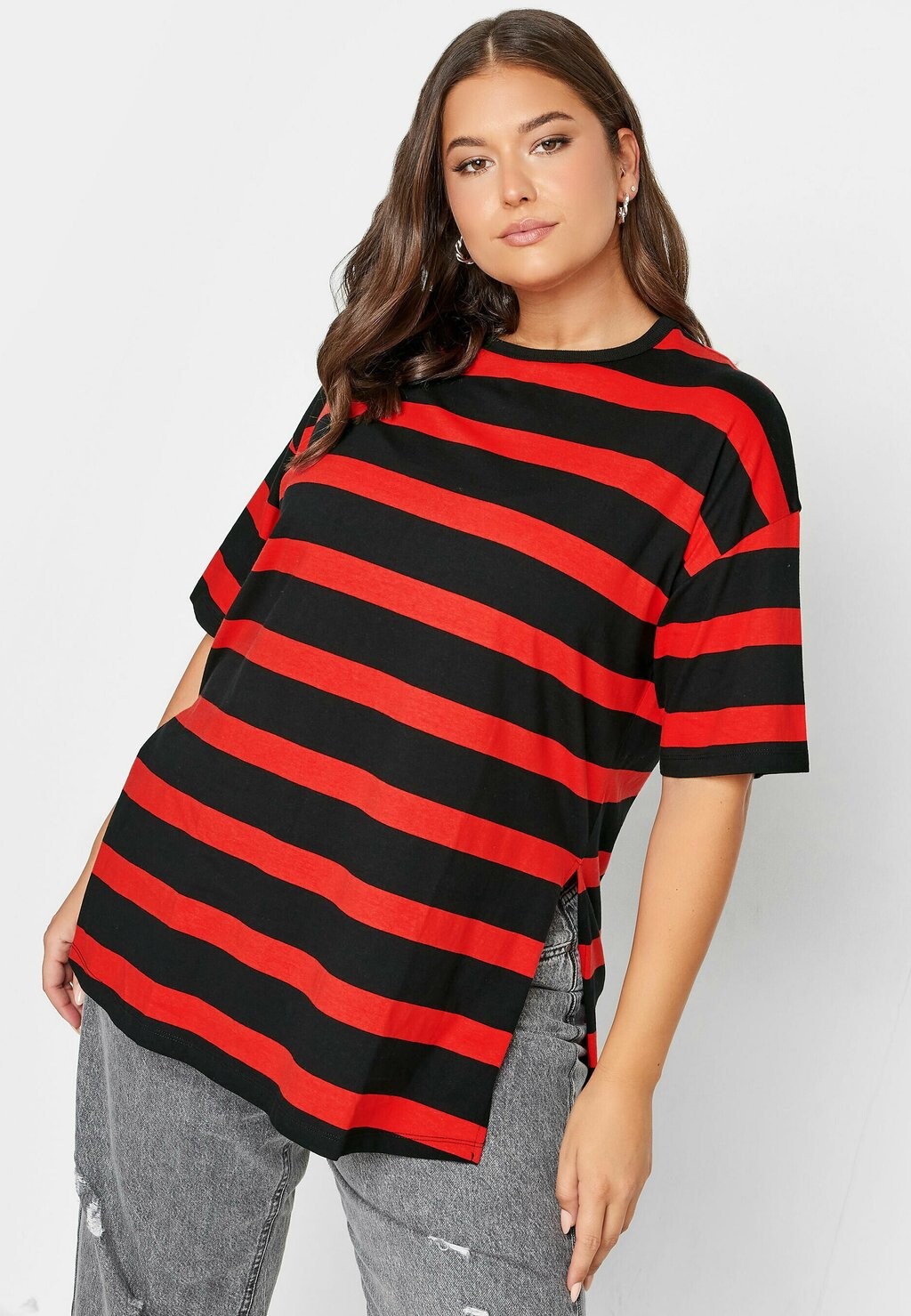 

Футболка с принтом Stripe Yours Clothing, красный