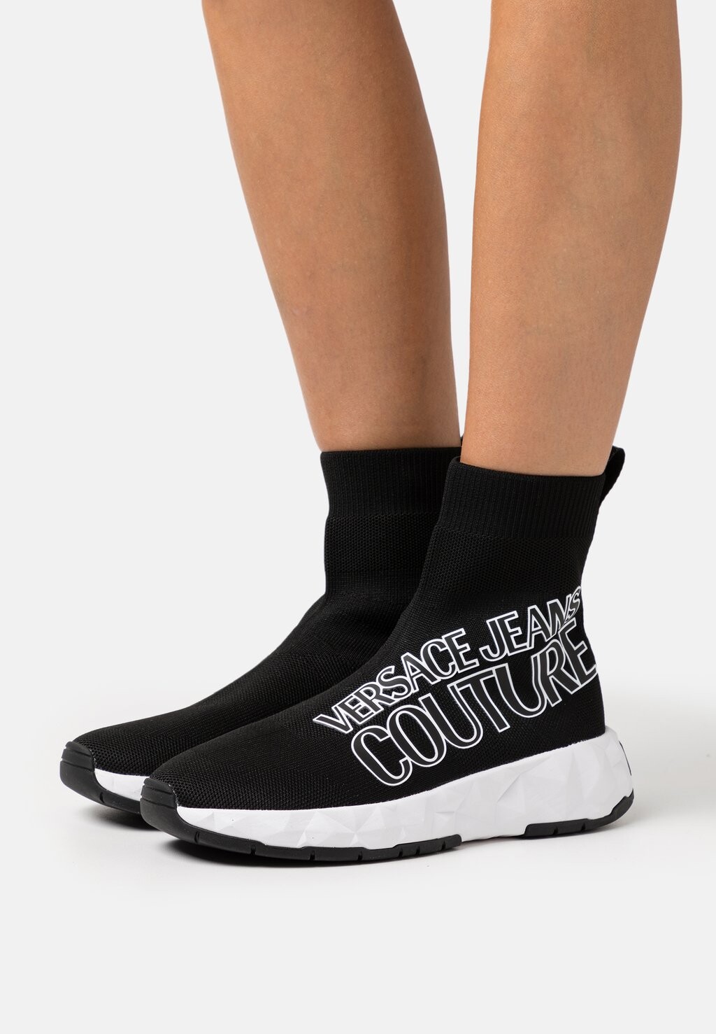 

Высокие кроссовки Versace Jeans Couture, черный