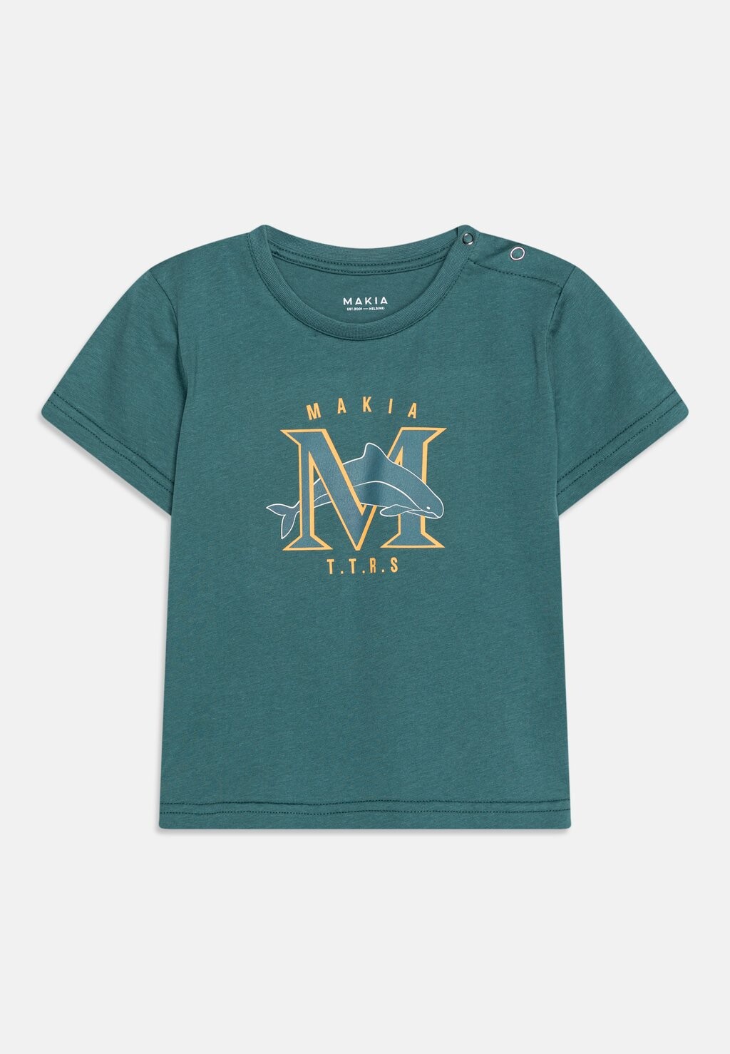 

Футболка с принтом UNISEX Makia, цвет jasper green