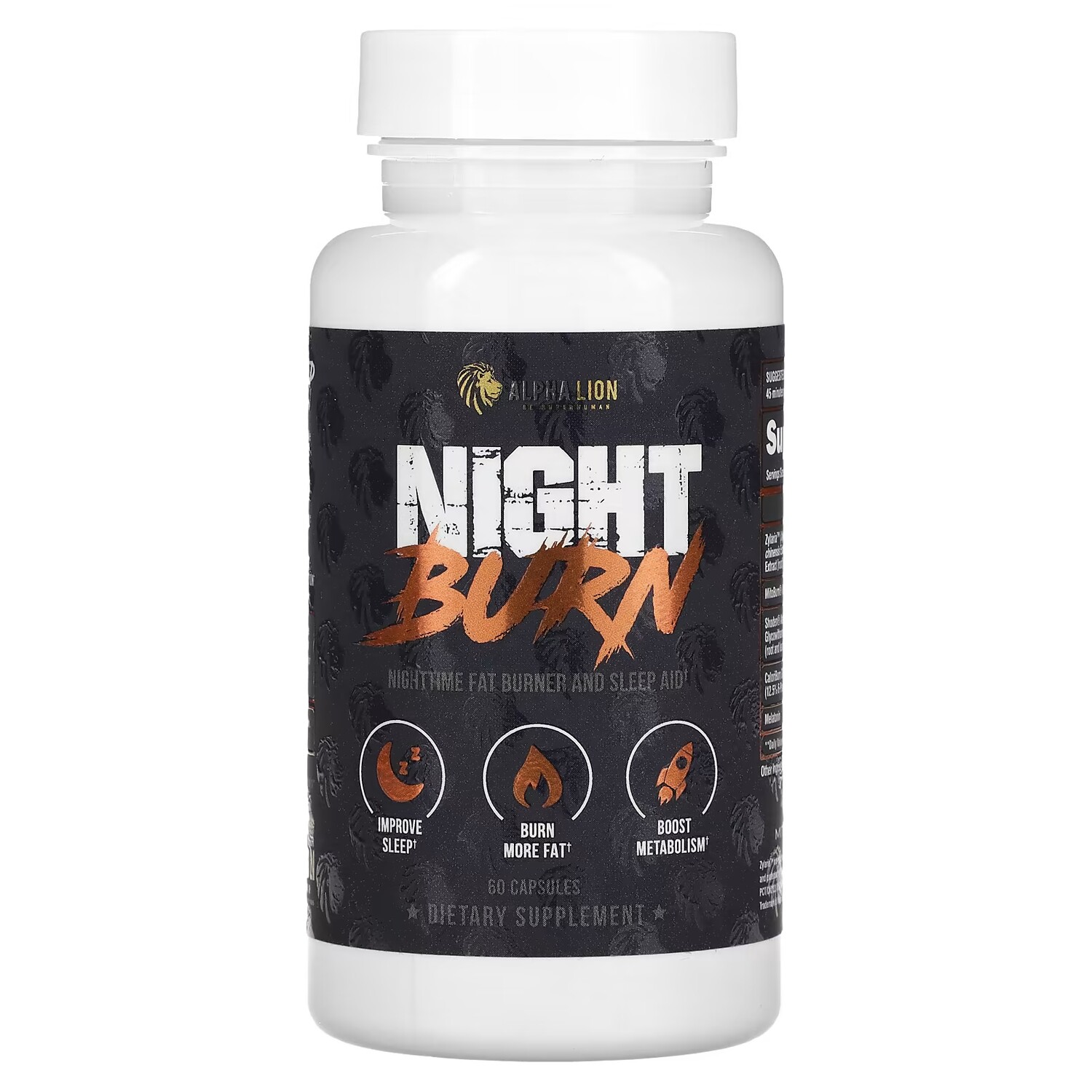 

Жиросжигатель Alpha Lion Night Burn, 60 капсул