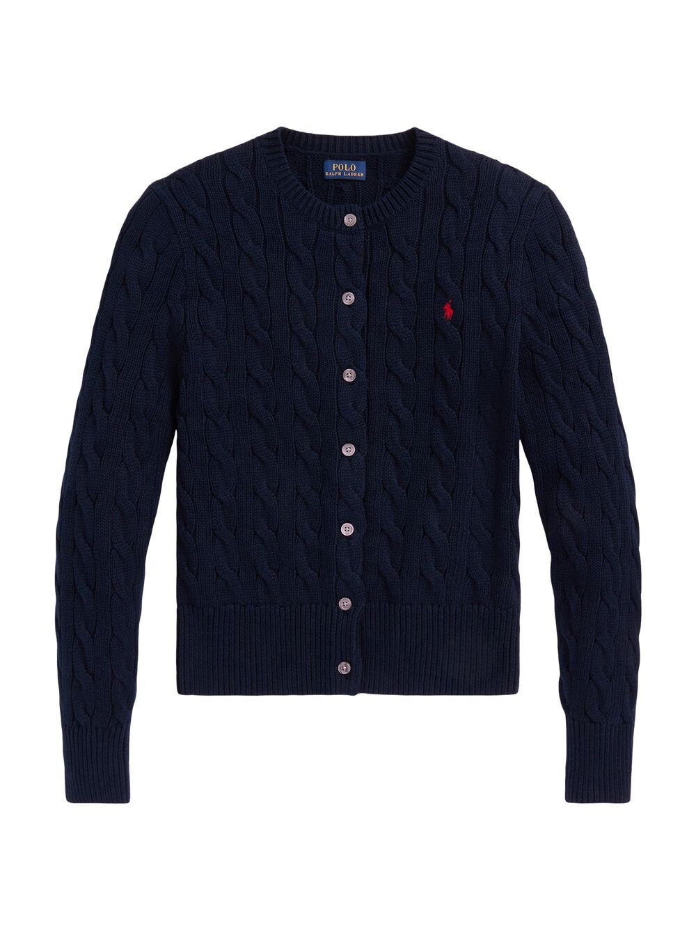 

Вязаный кардиган Polo Ralph Lauren, нави, Черный