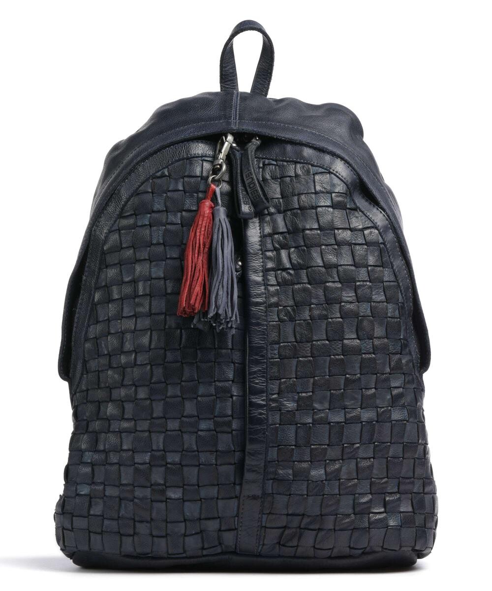 

Рюкзак Canovagasse 1 из зернистой яловой кожи Taschendieb Wien, синий