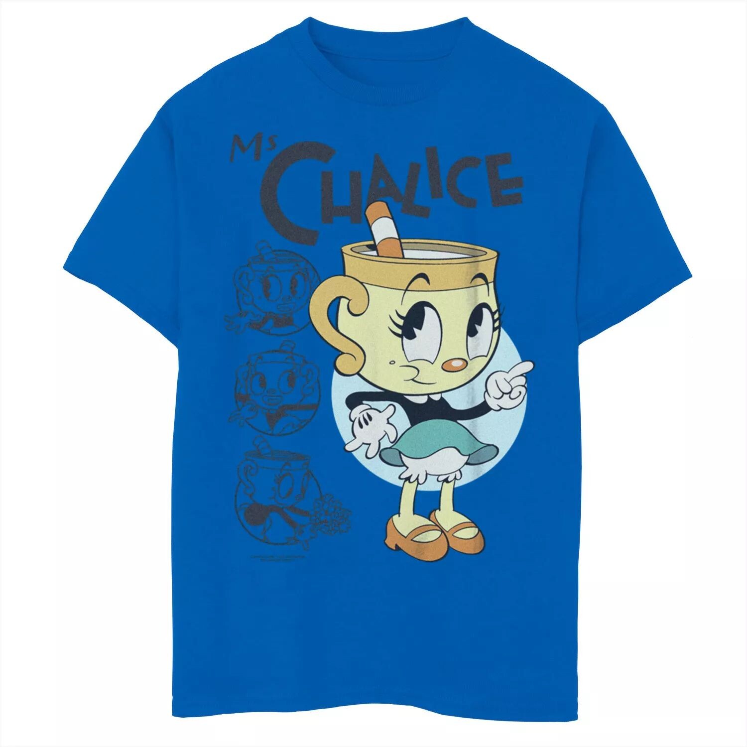 

Футболка Ms Chalice для мальчиков 8–20 лет The Cuphead Show Licensed Character