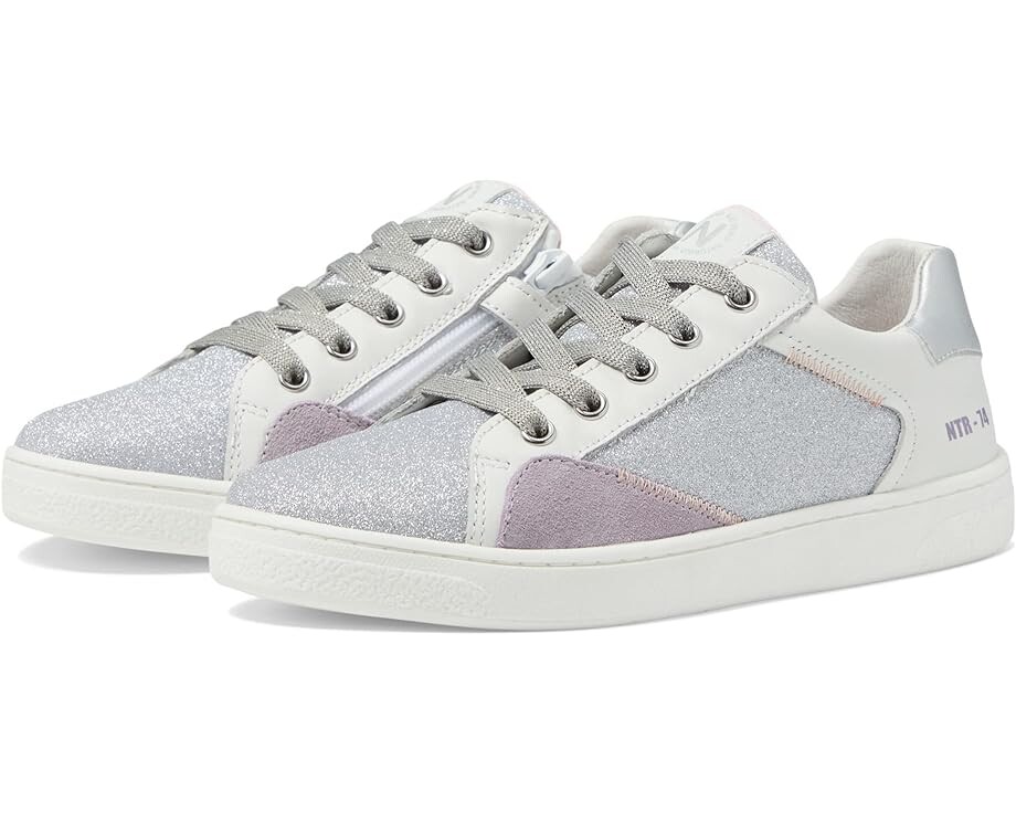 

Кроссовки Naturino Quar Zip, цвет Silver/White/Lavender