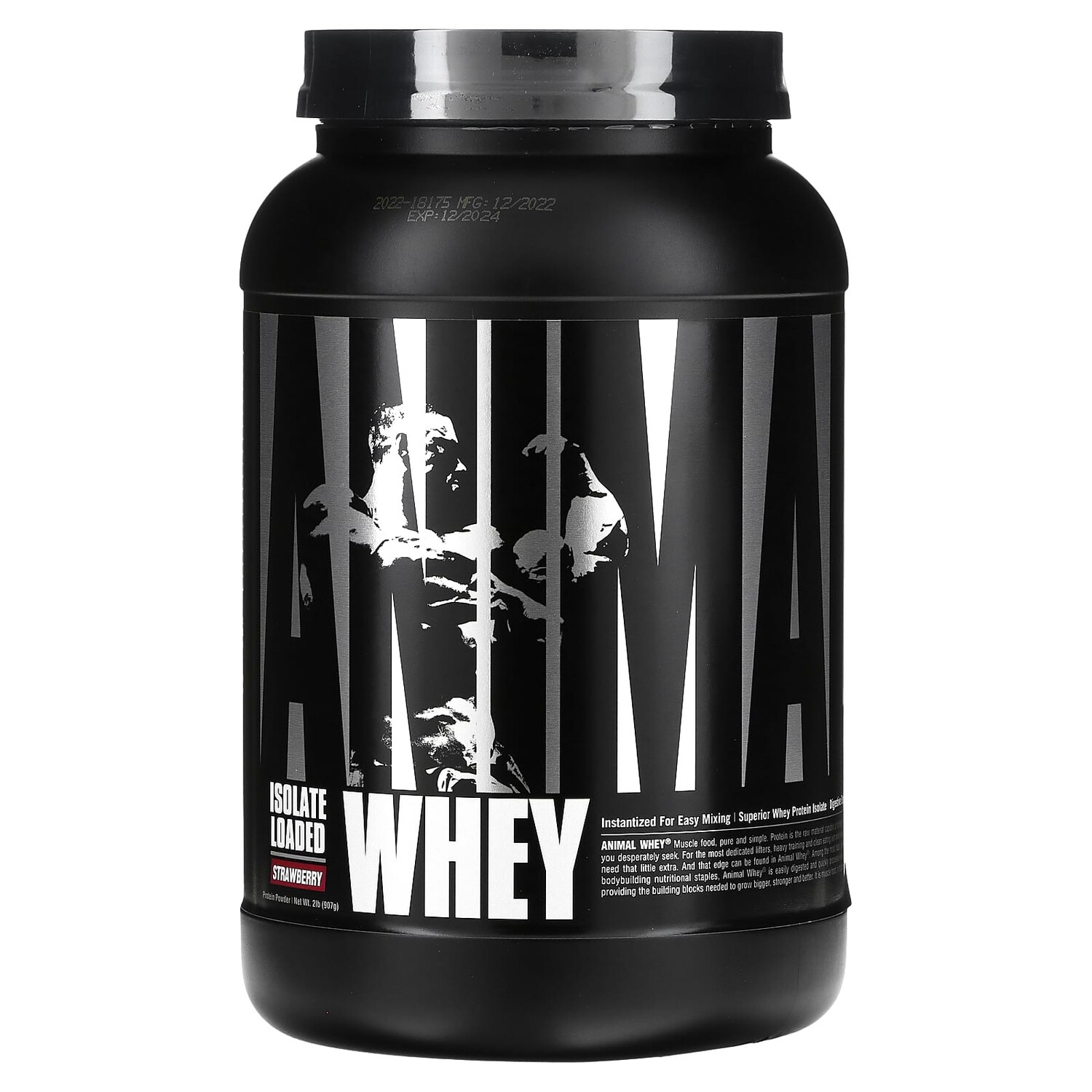 

Animal Muscle Food, сыворотка, клубника, 907 г (2 фунта), Universal Nutrition