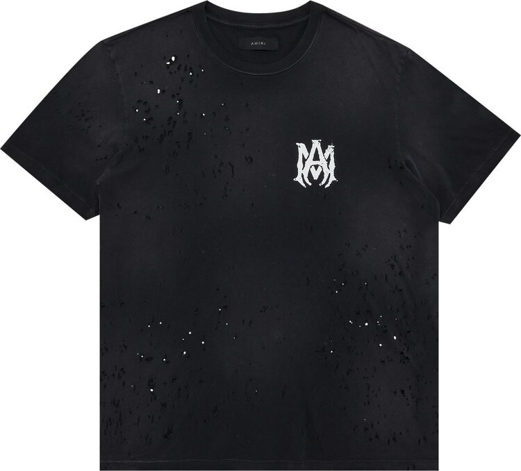

Футболка Amiri Washed Shotgun 'Black', черный