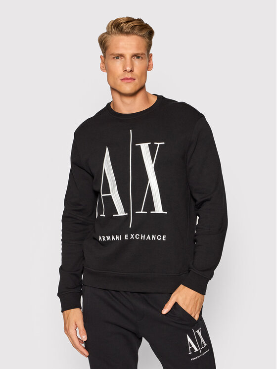 

Толстовка regular fit Armani Exchange, черный