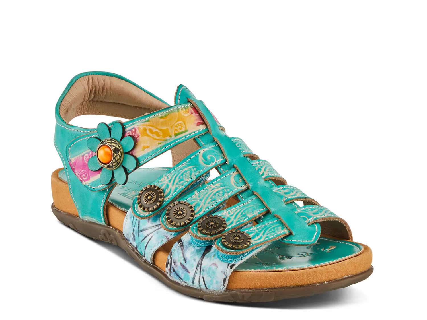 

Сандалии Actionetta Wedge Sandal L'Artiste By Spring Step, синий