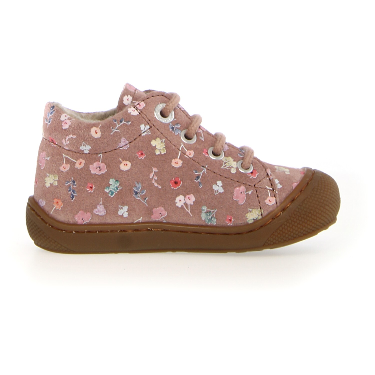 

Зимняя обувь Naturino Cocoon Suede Lined, цвет Rose/Multi