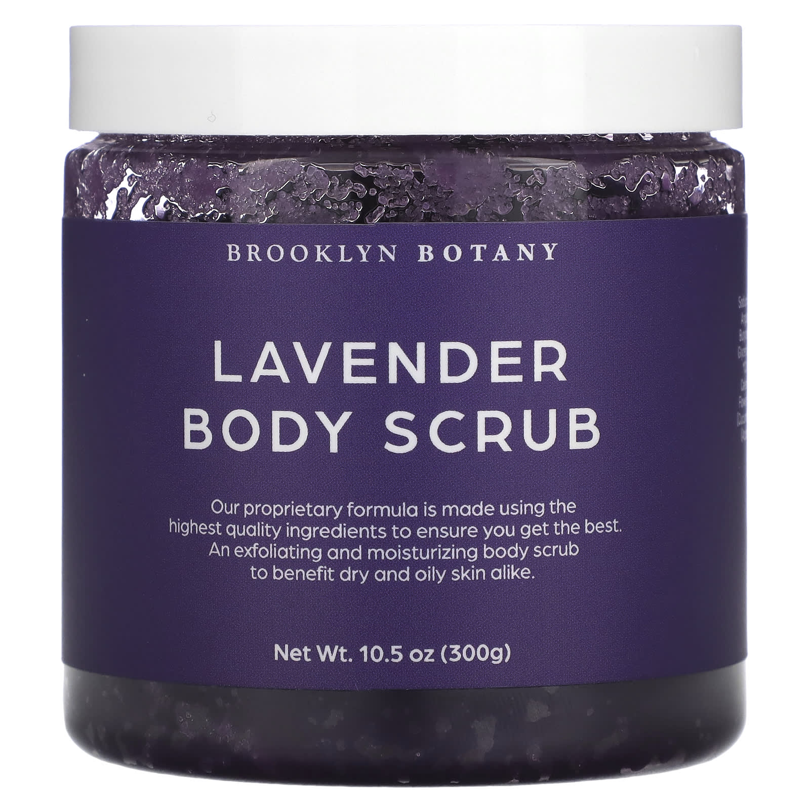 

Body Scrub, Lavender, 10.5 oz (300 g), Brooklyn Botany