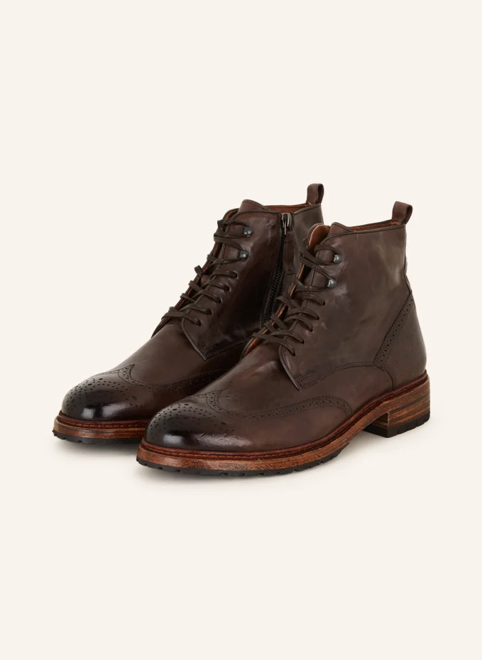 ботинки на шнуровке tommy jeans short lace up boot коричневый черный Ботинки на шнуровке lace up Cordwainer, коричневый