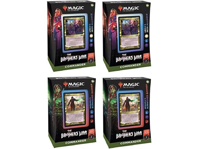 

Колоды Brothers War Commander, Magic the Gathering (4 колоды на дисплей)