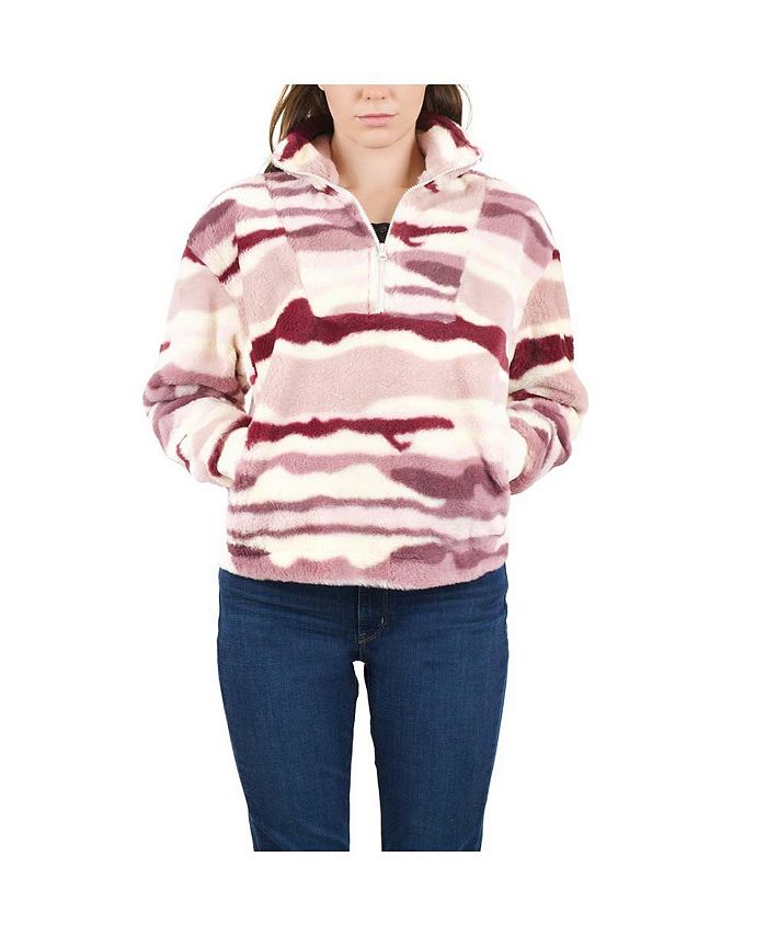 Женская куртка-пуловер с высоким ворсом No Boundaries Mountain and Isles, фиолетовый