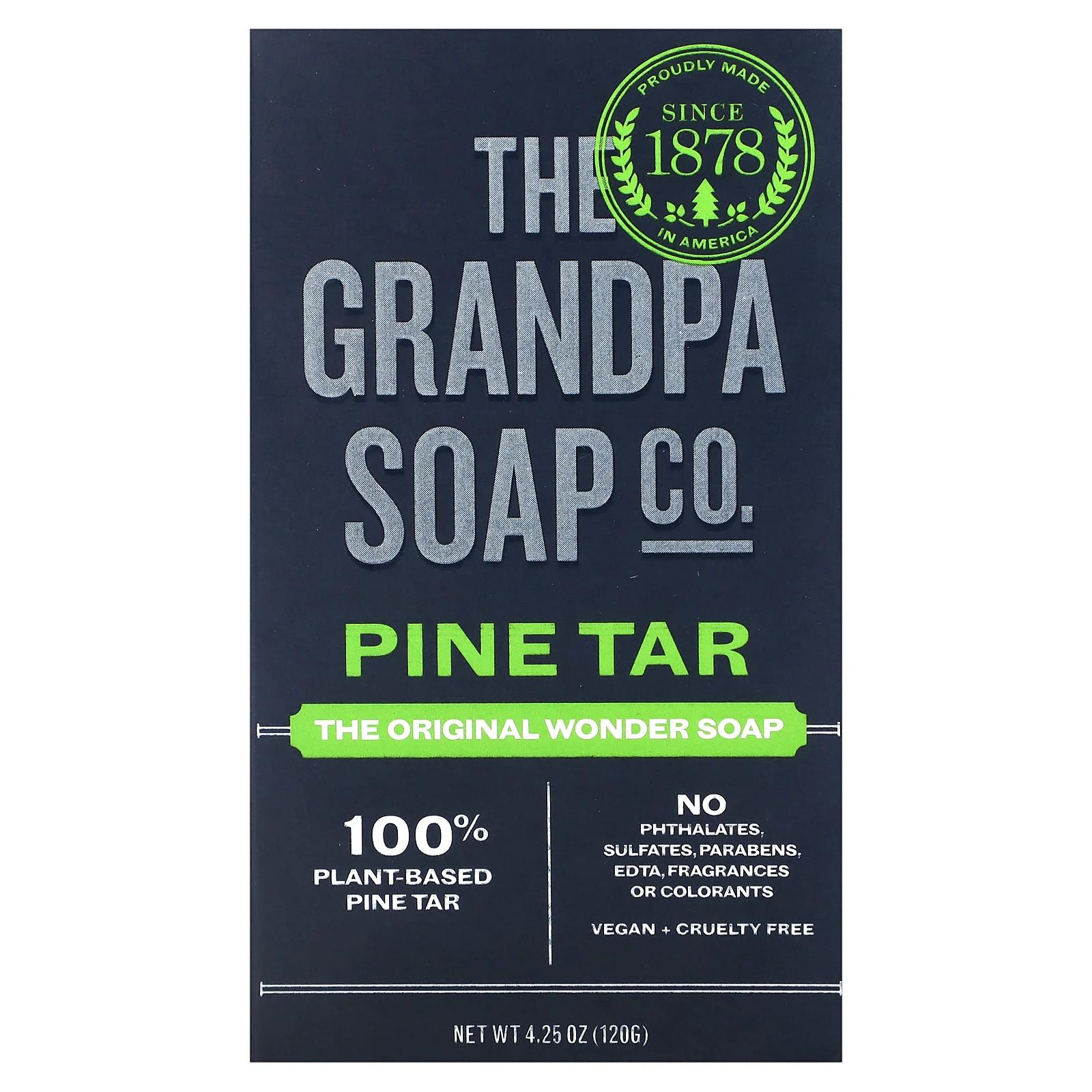 Grandpa's Брусковое мыло для тела и волос Pine Tar 4.25 унц. (120 г)