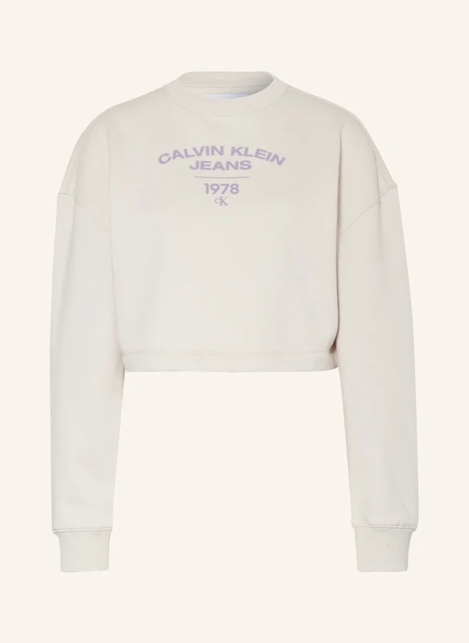 

Укороченная толстовка Calvin Klein Jeans, фиолетовый