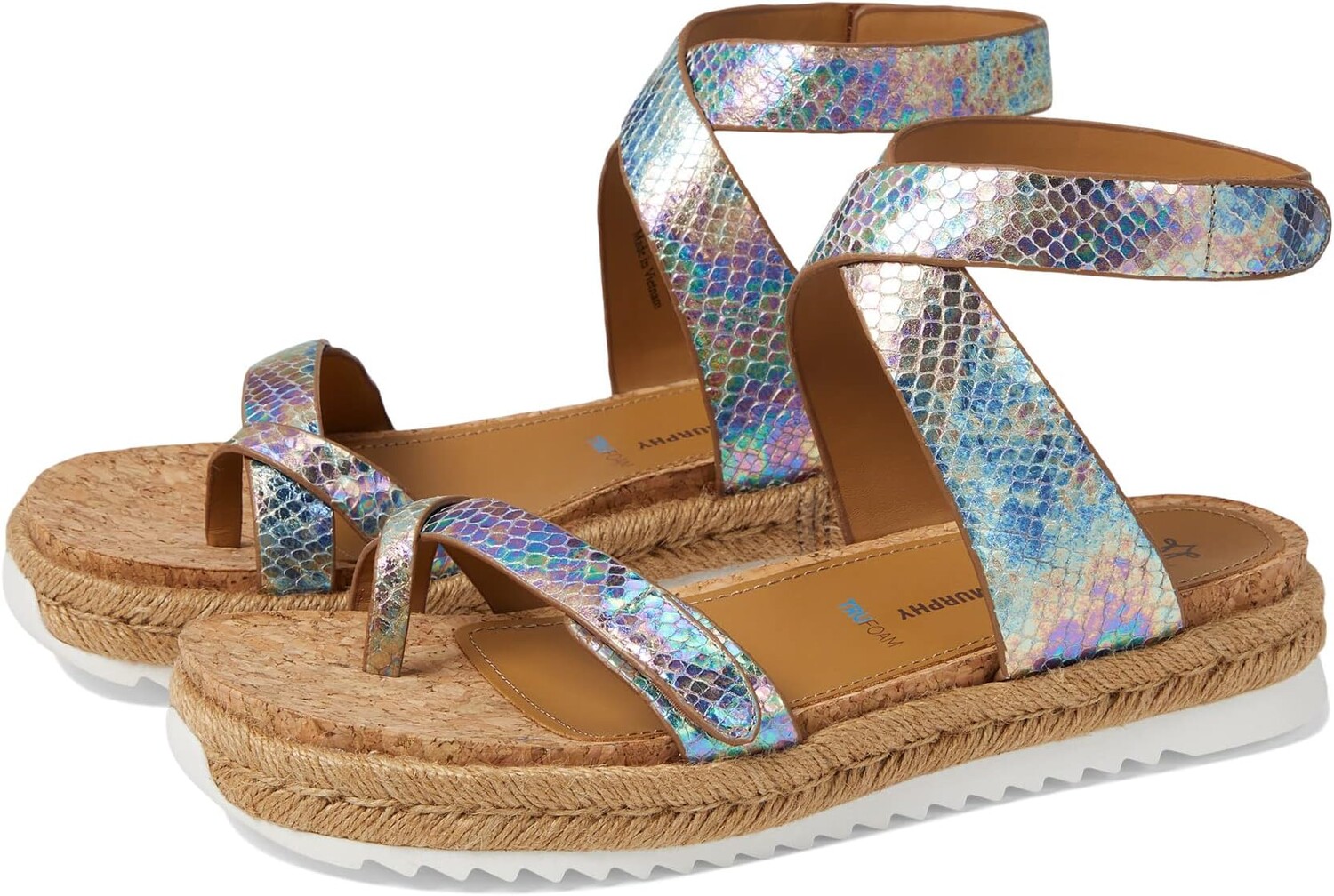 

Сандалии на плоской подошве Michelle Ankle Strap Johnston & Murphy, цвет Ice