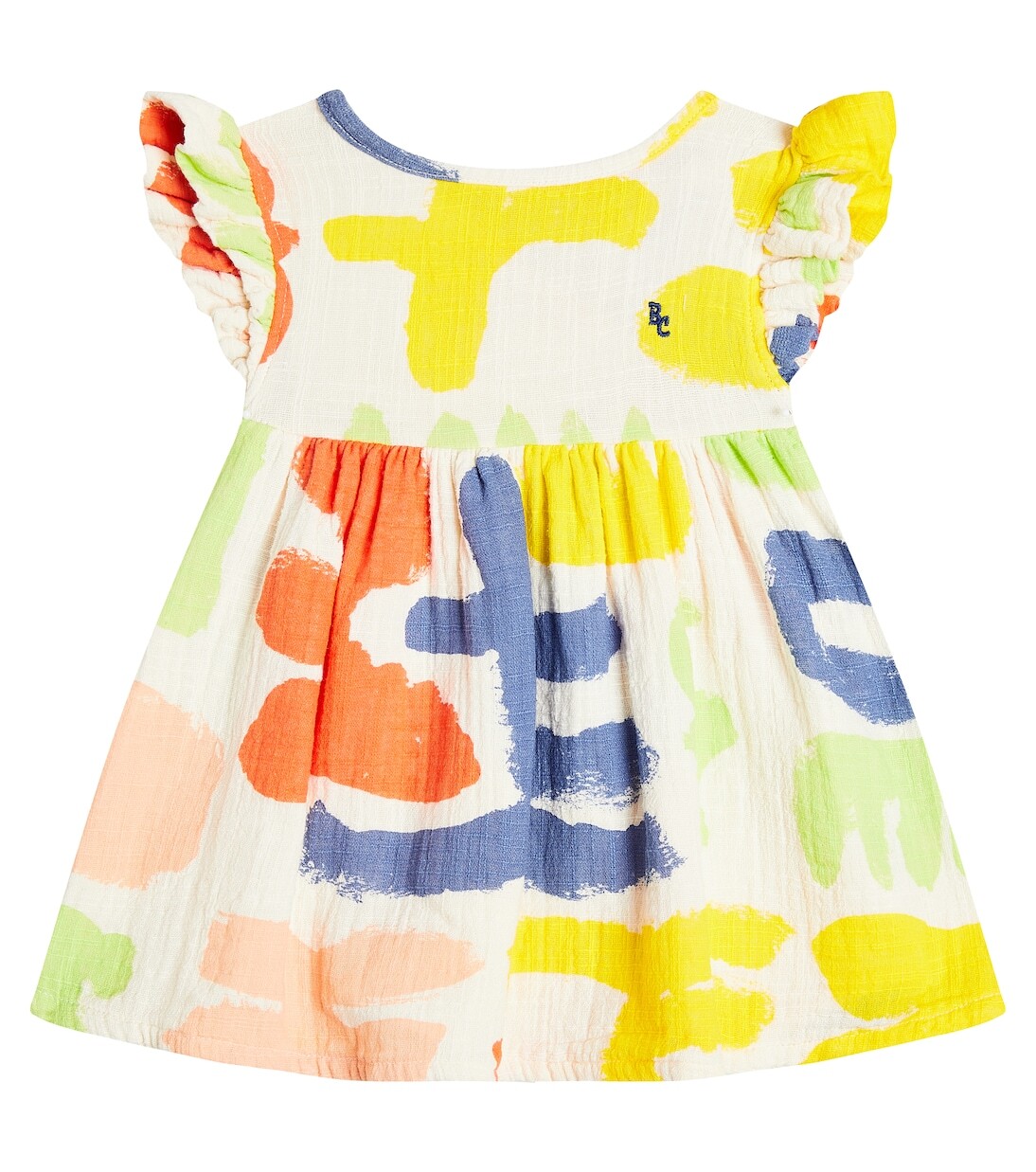 

Платье baby carnival из хлопка с оборками Bobo Choses, мультиколор
