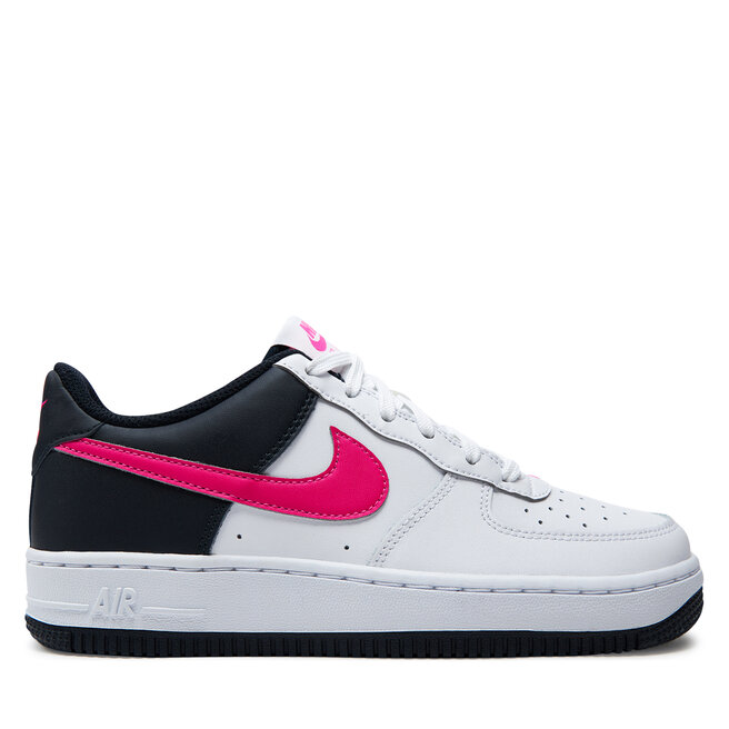 

Кроссовки Nike Air Force 1 (GS) CT3839 109 White/Fierce Pink, белый цвет